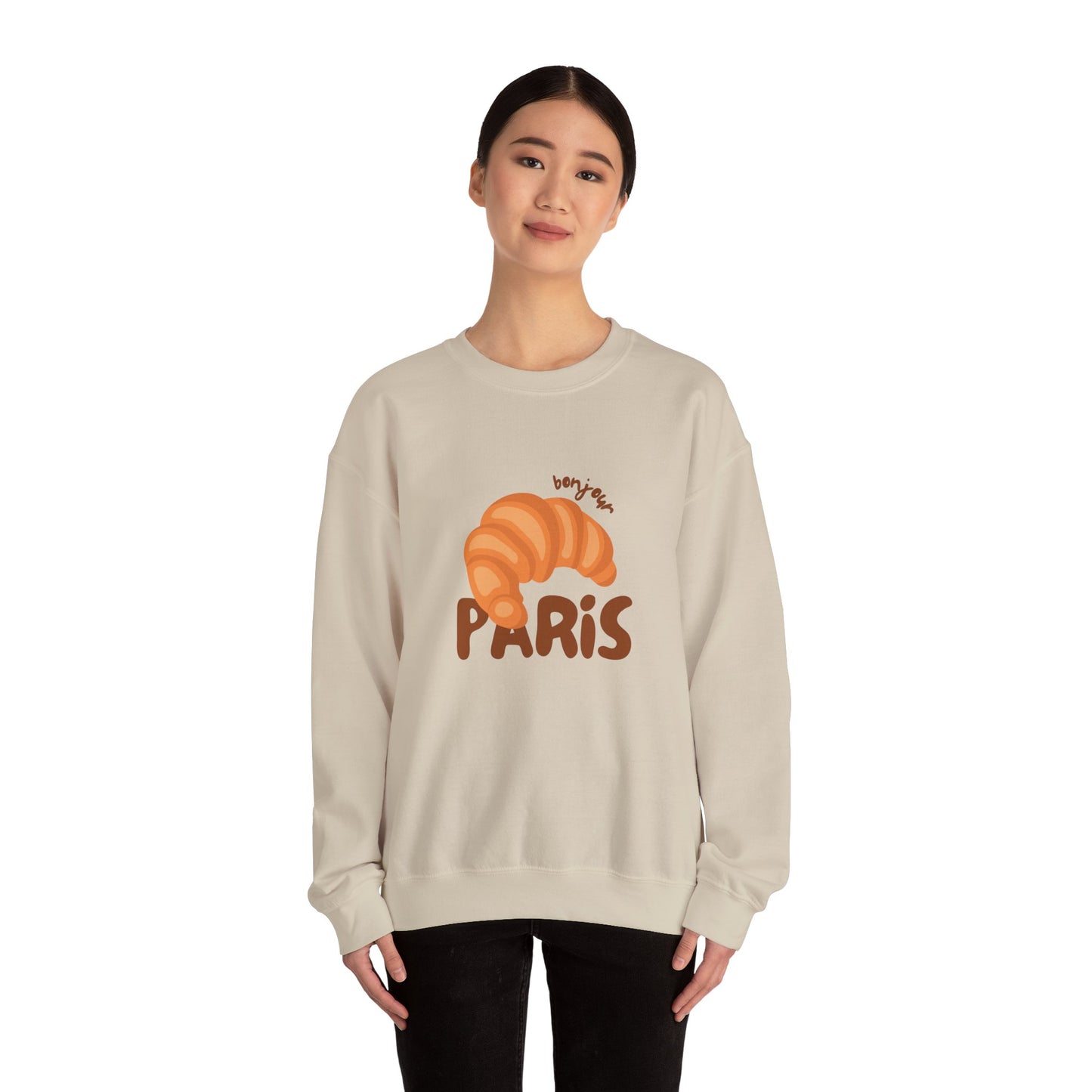 Croissant Paris Sweatshirt