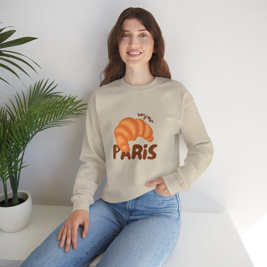Croissant Paris Sweatshirt
