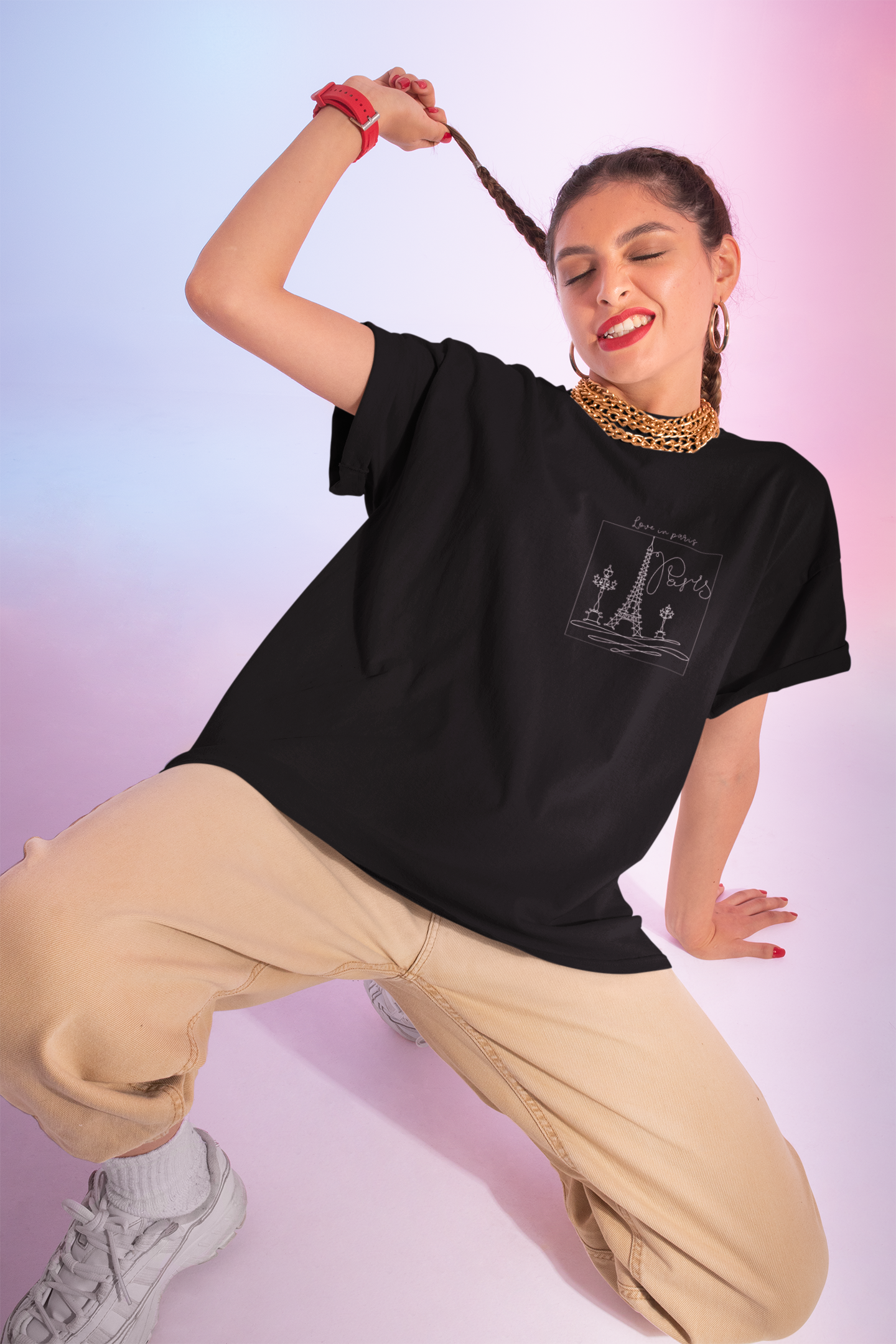 Eiffel Tower Graphic T-Shirt