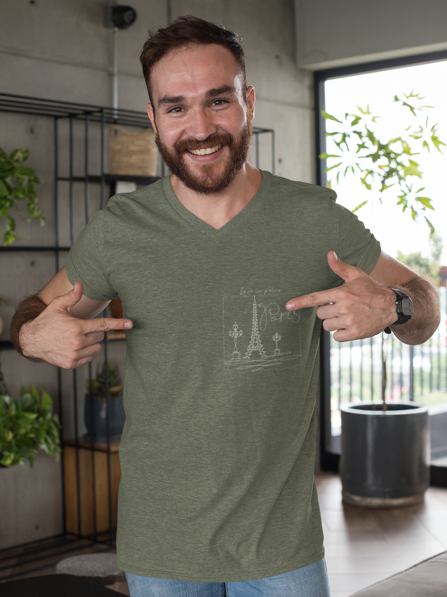 Eiffel Tower Graphic T-Shirt
