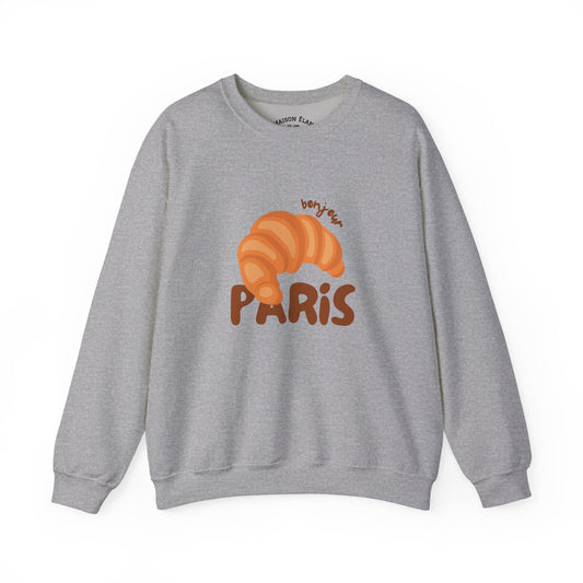 Croissant Paris Sweatshirt